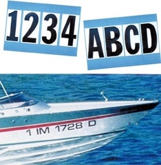 Samolepilne označbe za plovila