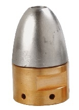 ANODA TIPA RIVA IN BRONASTIM KONUSOM