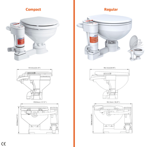 Električni WC Seaflo Compact, 12V 24A