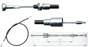 Zavorna pletenica Compact AL-KO, 890/1086 mm, Ø puše 26,5 mm